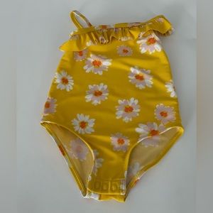 Carter's Floral Print Swimsuit one piece Size:18M Yellow &  White